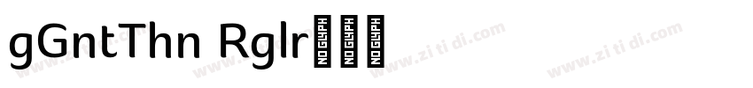 gGantiTahun Regular字体转换